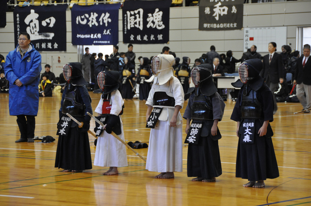 坂本龍馬旗西日本少年剣道錬成大会