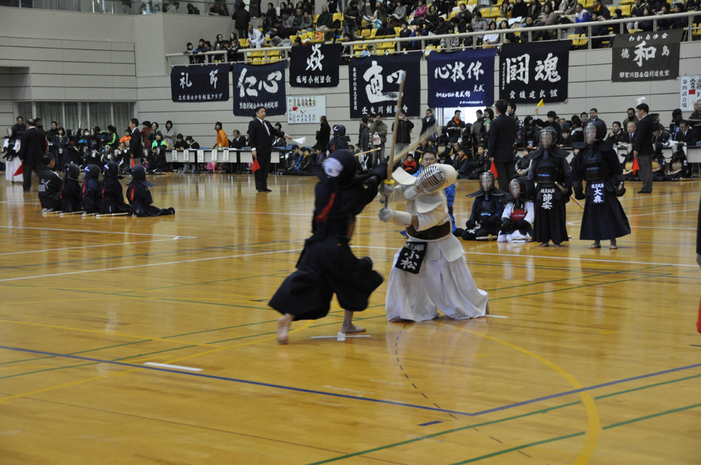 坂本龍馬旗西日本少年剣道錬成大会