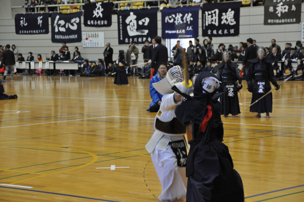 坂本龍馬旗西日本少年剣道錬成大会