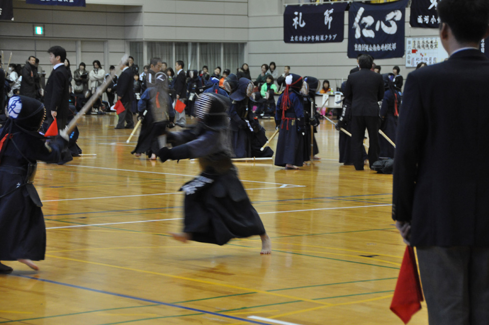 坂本龍馬旗西日本少年剣道錬成大会