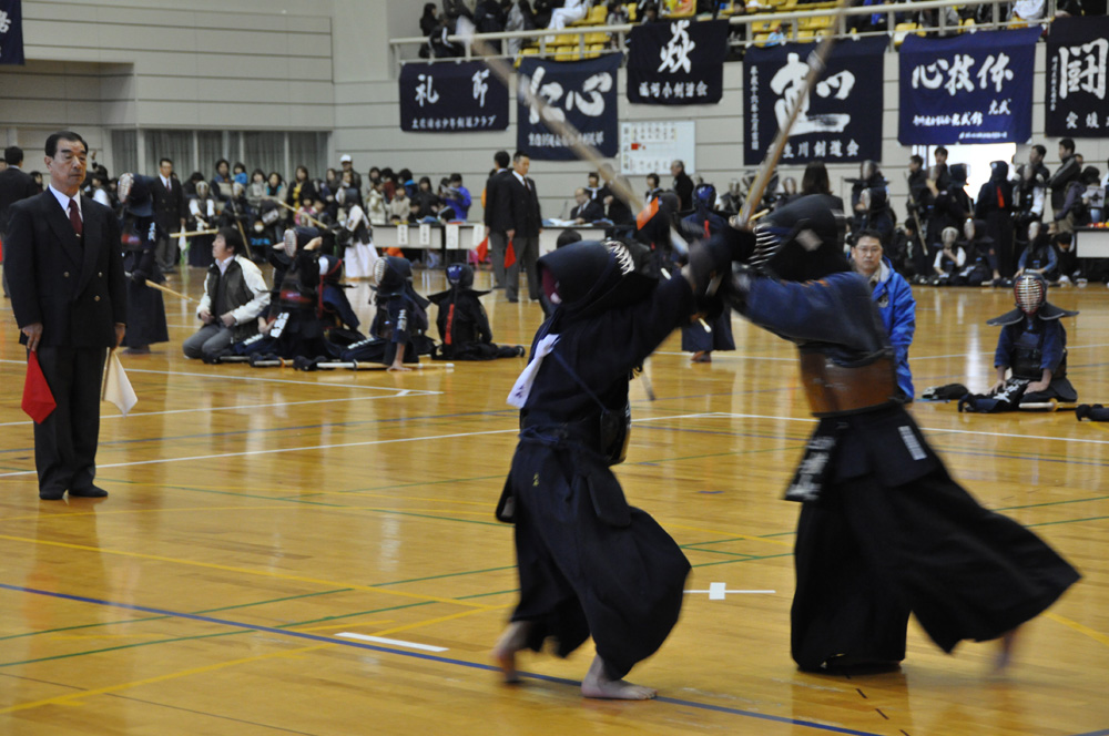 坂本龍馬旗西日本少年剣道錬成大会