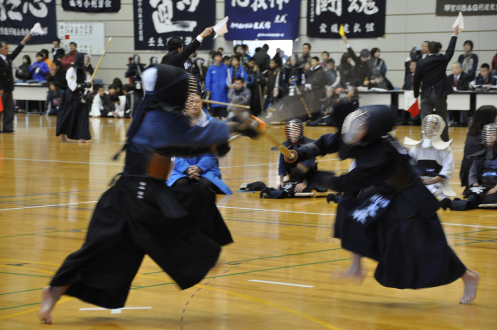 坂本龍馬旗西日本少年剣道錬成大会