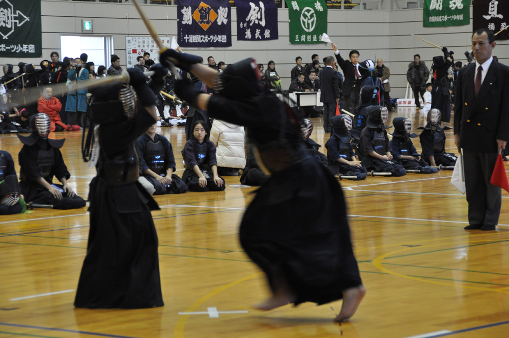 坂本龍馬旗西日本少年剣道錬成大会