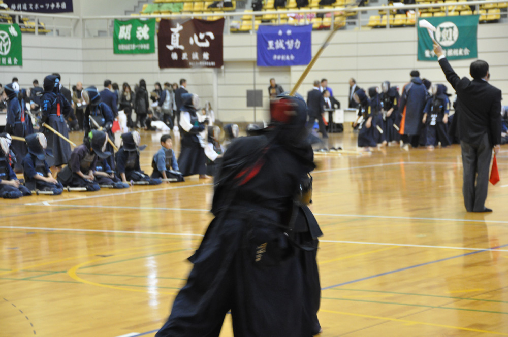 坂本龍馬旗西日本少年剣道錬成大会