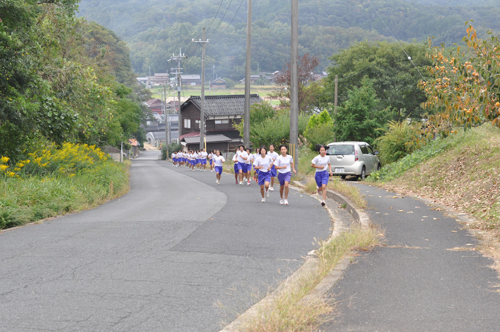 橘小・中学校マラソン大会