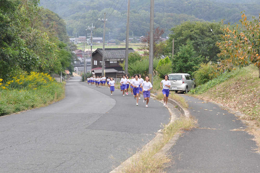 橘小・中学校マラソン大会