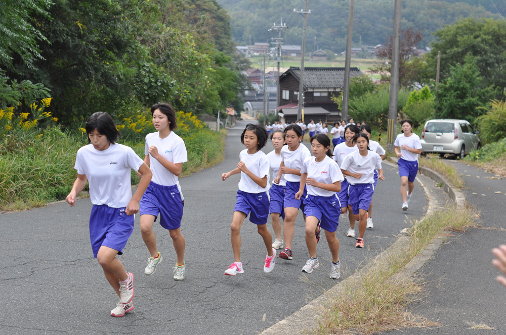 橘小・中学校マラソン大会