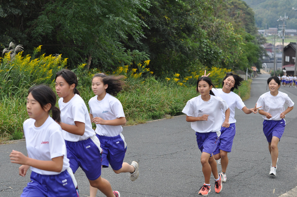 橘小・中学校マラソン大会