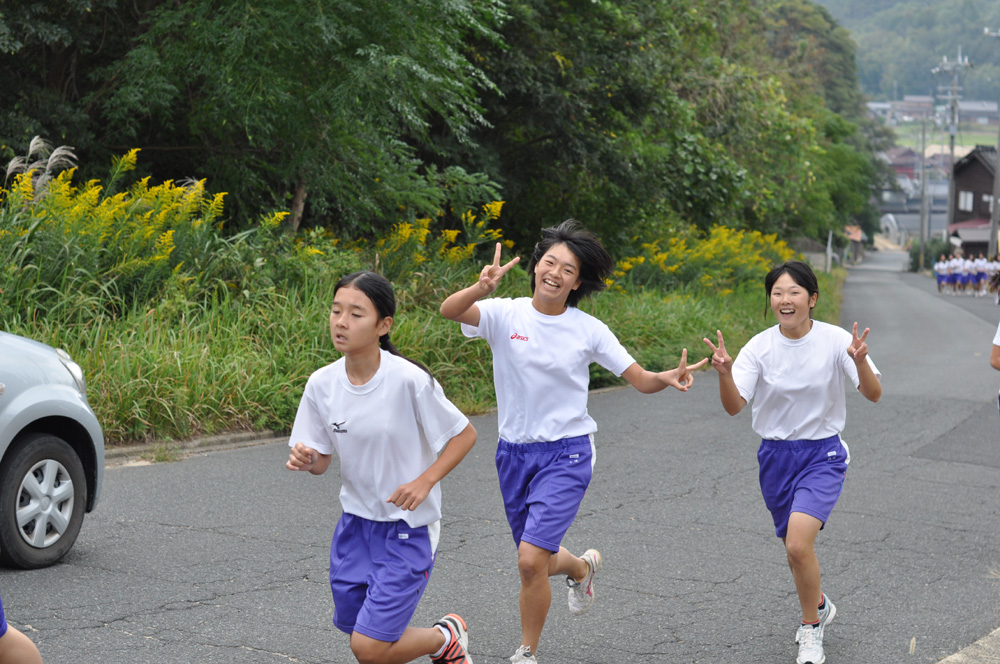 橘小・中学校マラソン大会