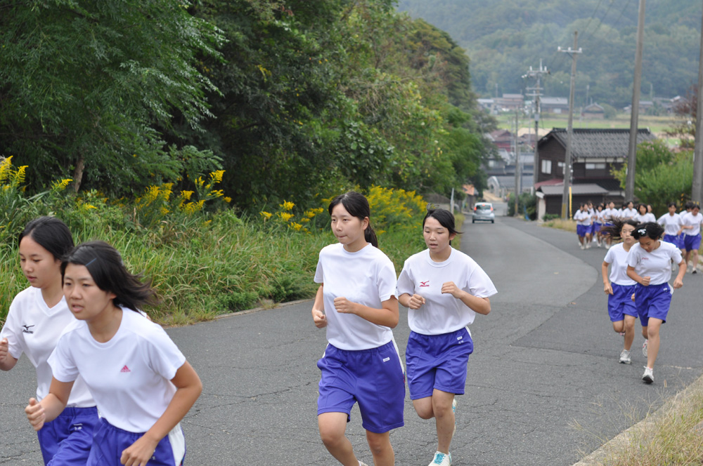 橘小・中学校マラソン大会