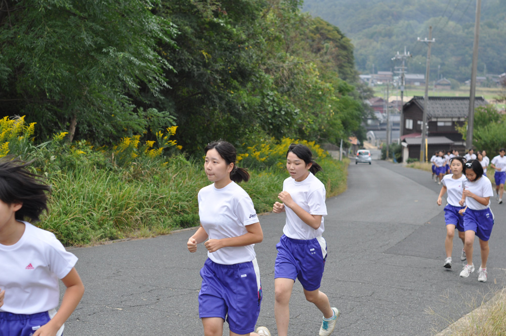 橘小・中学校マラソン大会