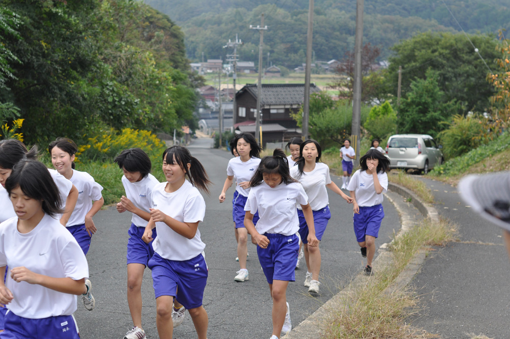 橘小・中学校マラソン大会