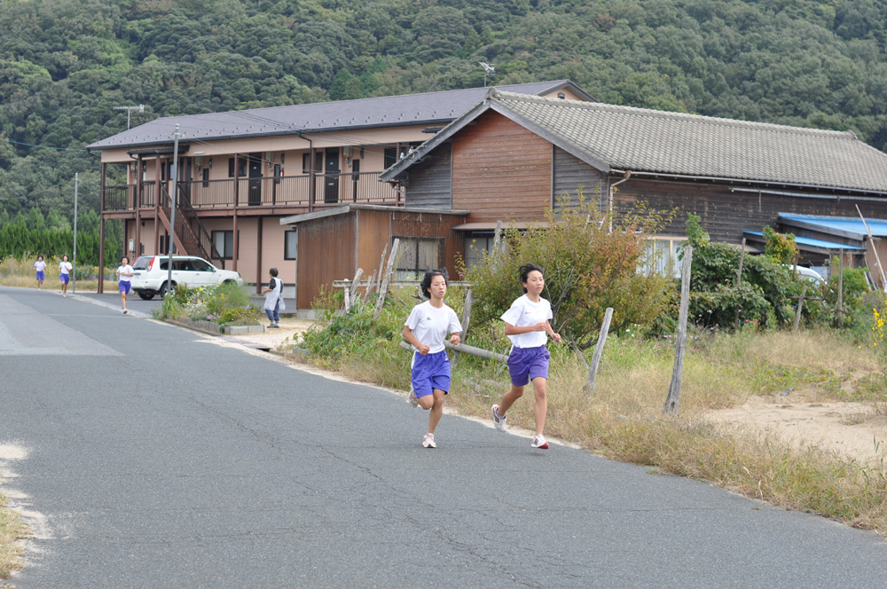 橘小・中学校マラソン大会