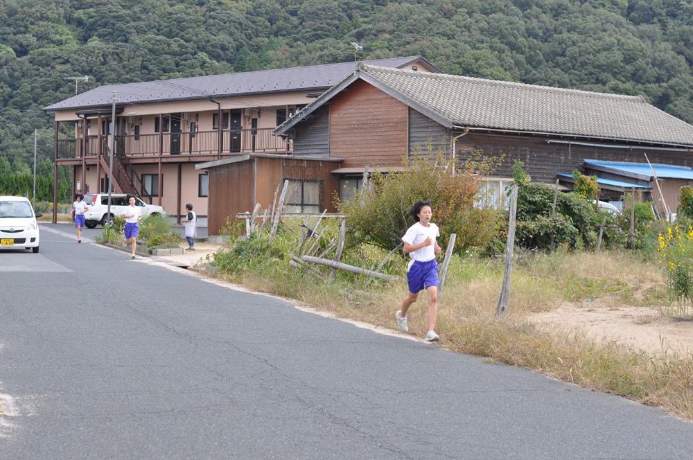 橘小・中学校マラソン大会