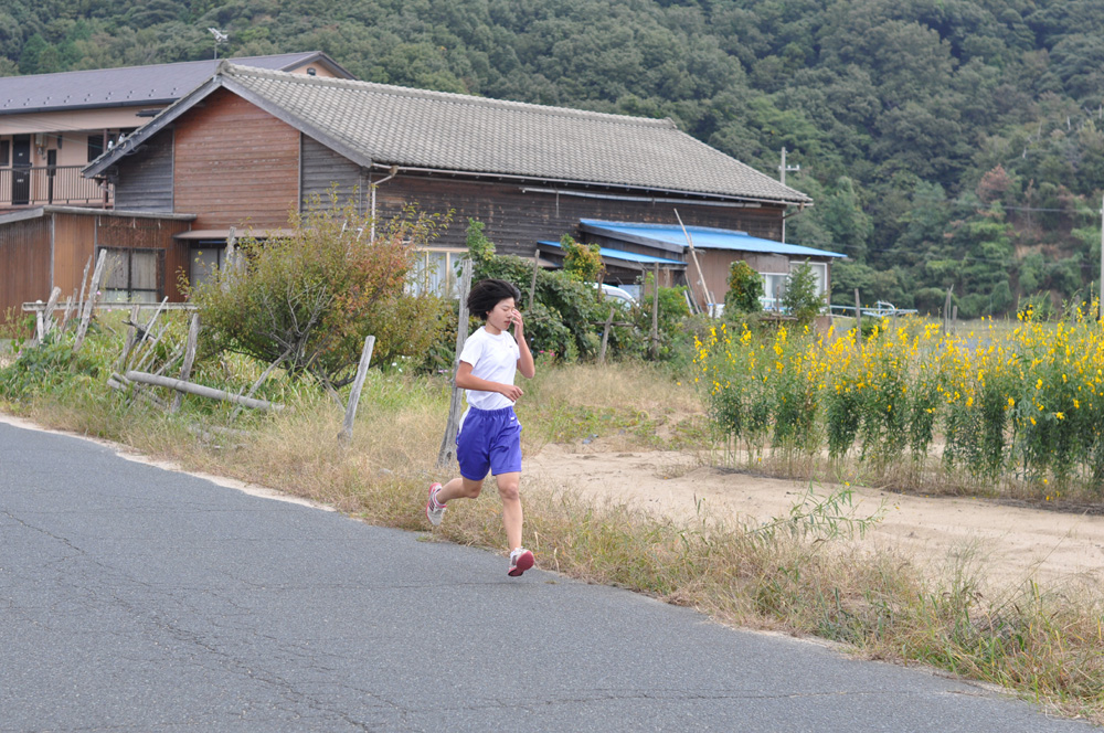 橘小・中学校マラソン大会
