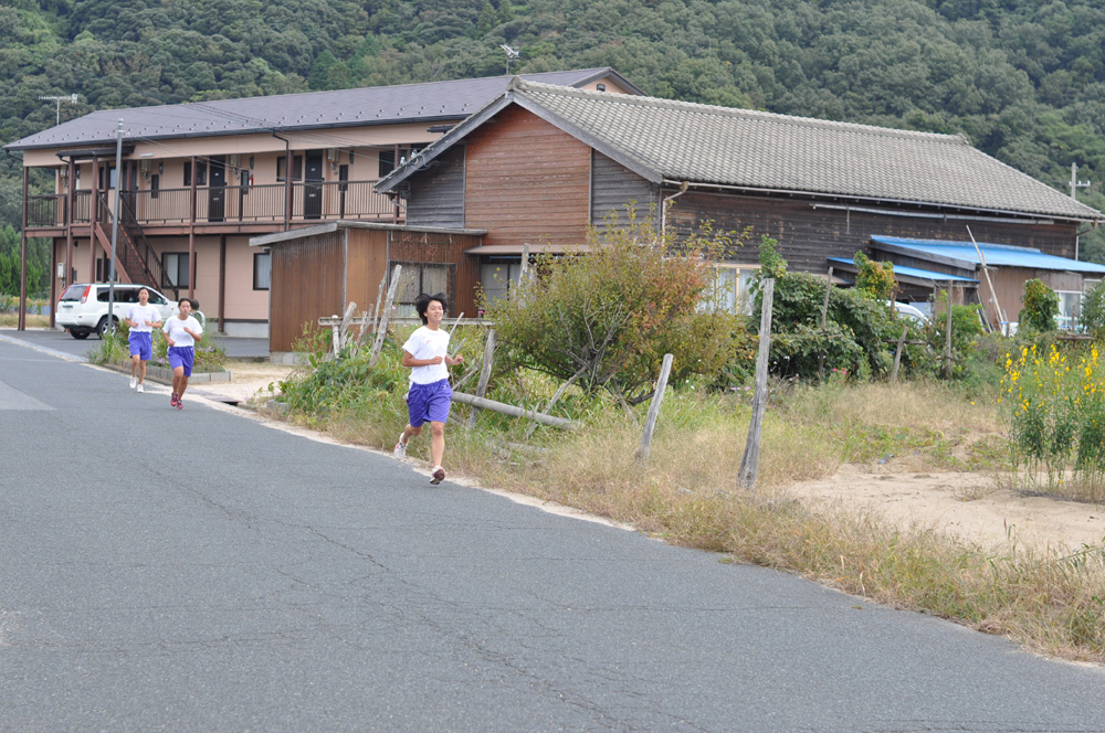 橘小・中学校マラソン大会
