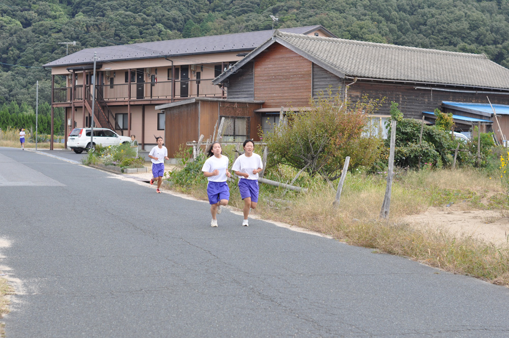 橘小・中学校マラソン大会