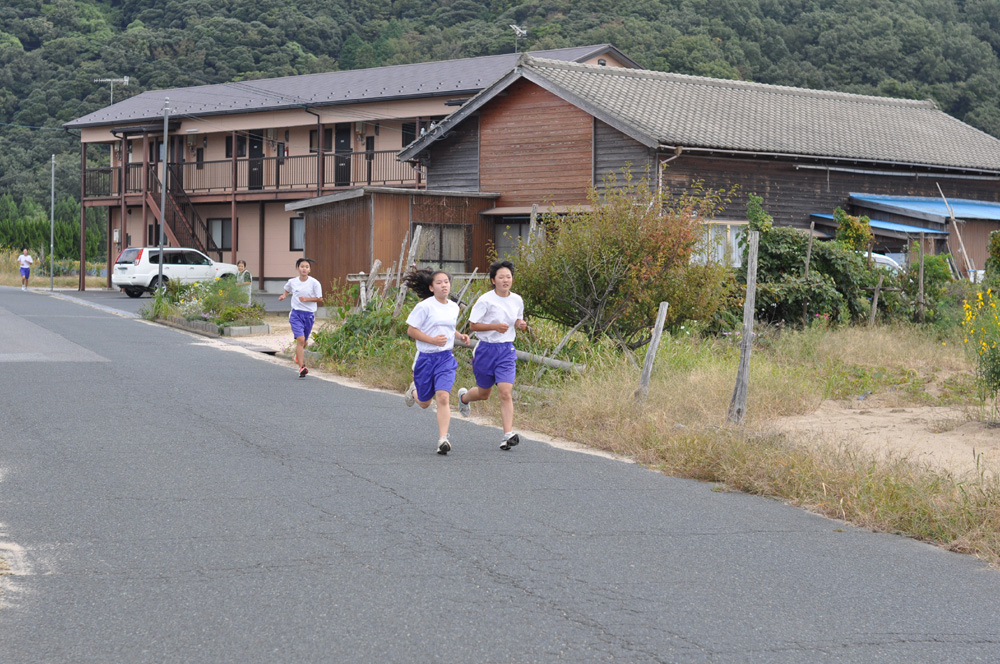 橘小・中学校マラソン大会