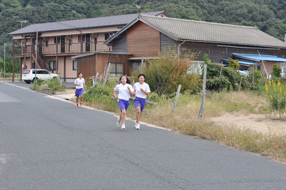橘小・中学校マラソン大会