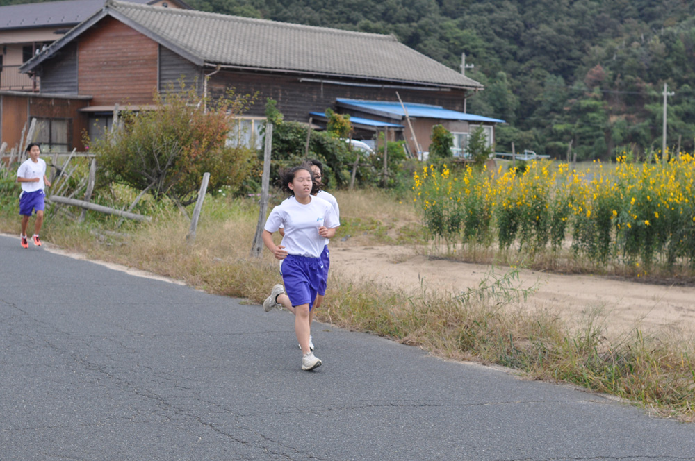 橘小・中学校マラソン大会