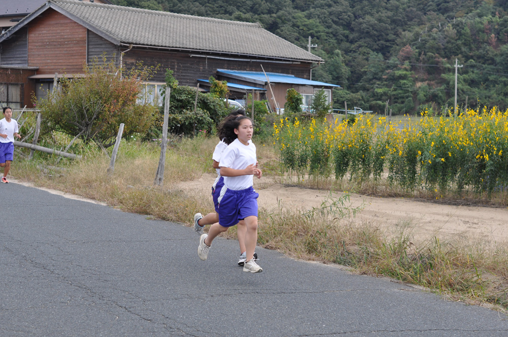 橘小・中学校マラソン大会