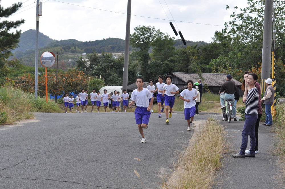 橘小・中学校マラソン大会