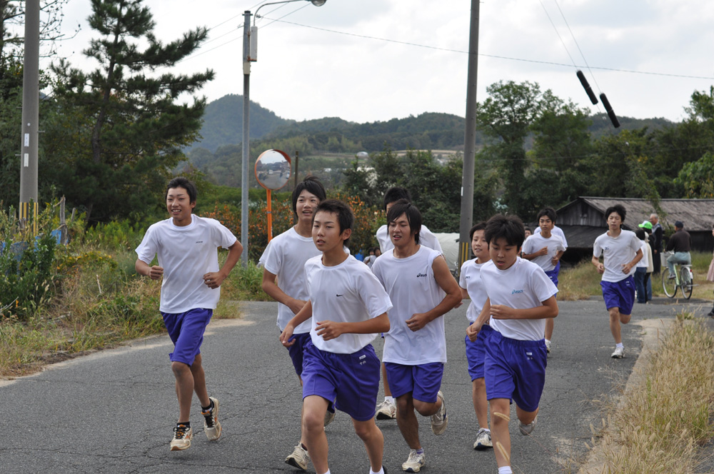 橘小・中学校マラソン大会