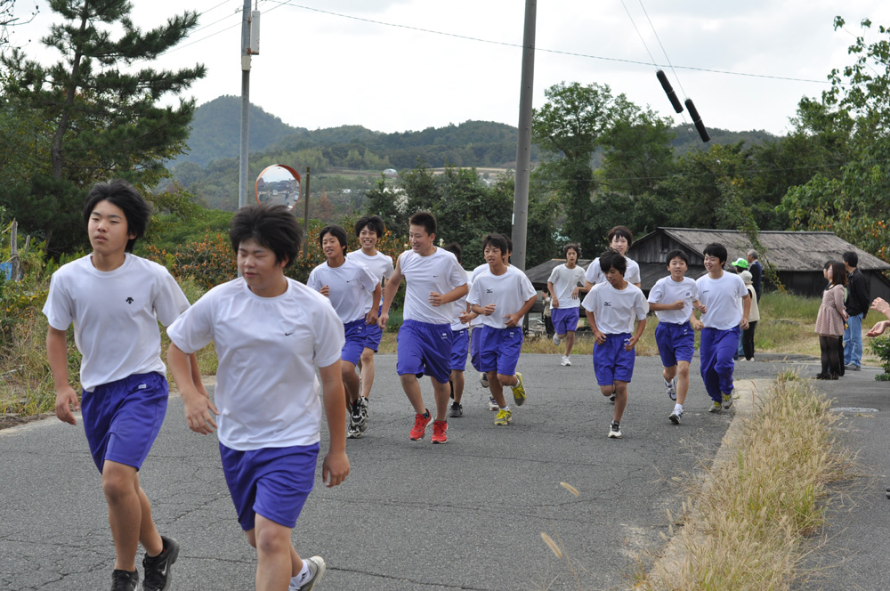 橘小・中学校マラソン大会