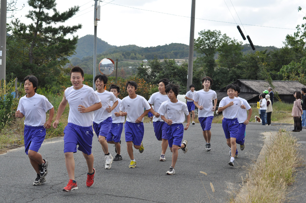 橘小・中学校マラソン大会