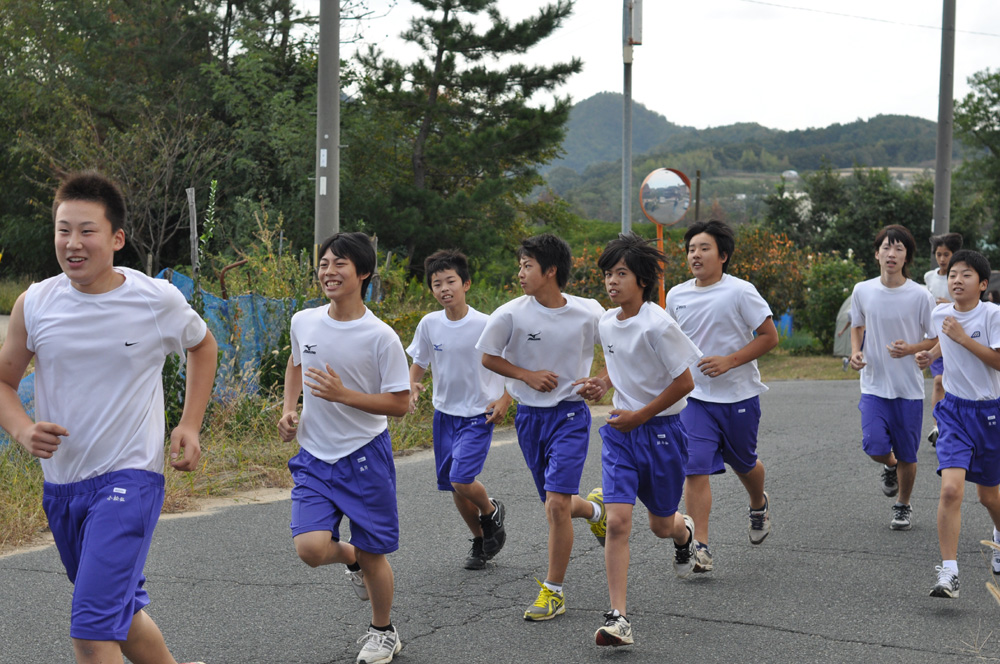 橘小・中学校マラソン大会