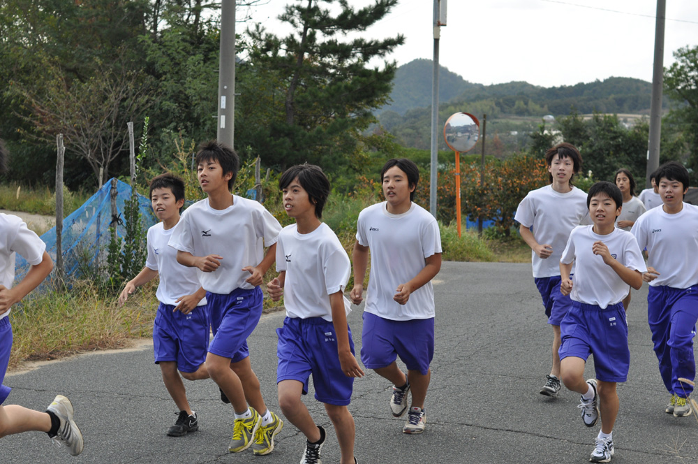橘小・中学校マラソン大会