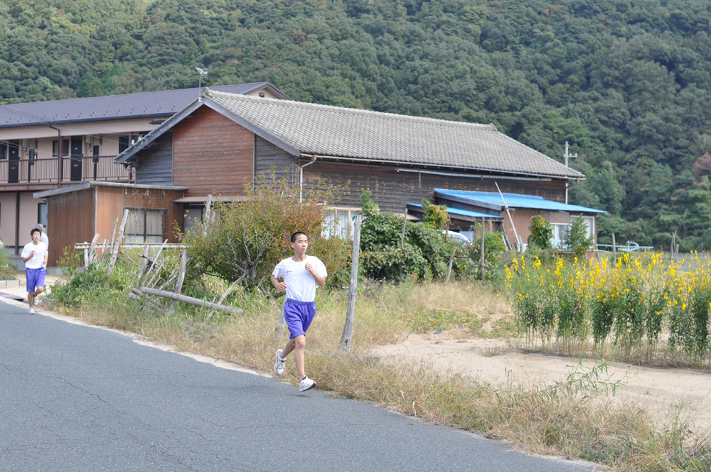 橘小・中学校マラソン大会
