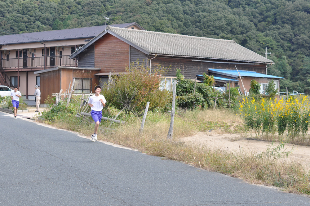 橘小・中学校マラソン大会
