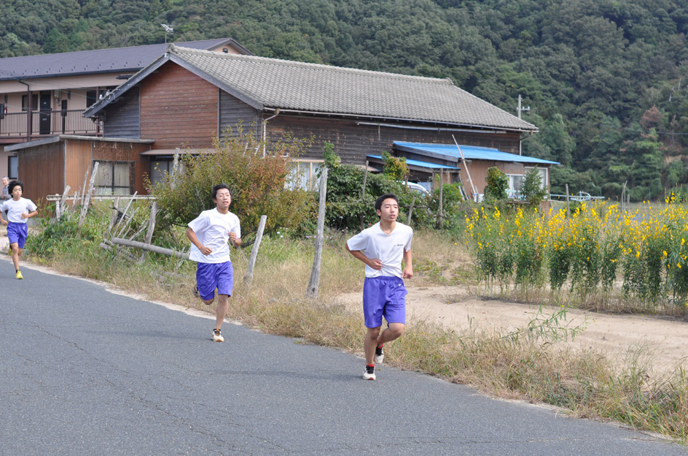 橘小・中学校マラソン大会