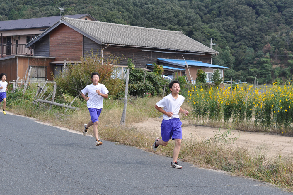 橘小・中学校マラソン大会