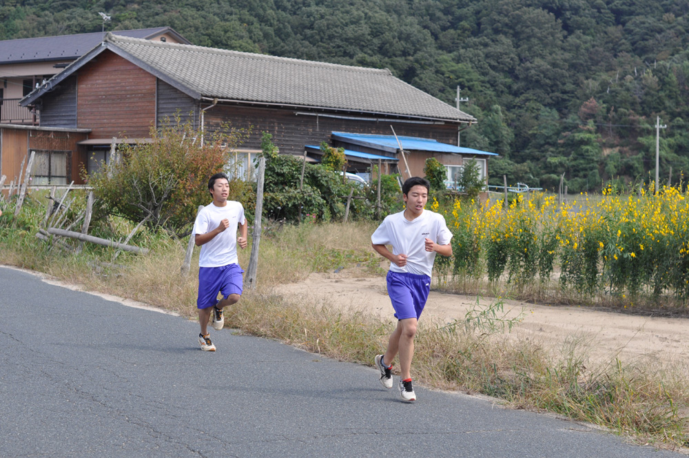 橘小・中学校マラソン大会