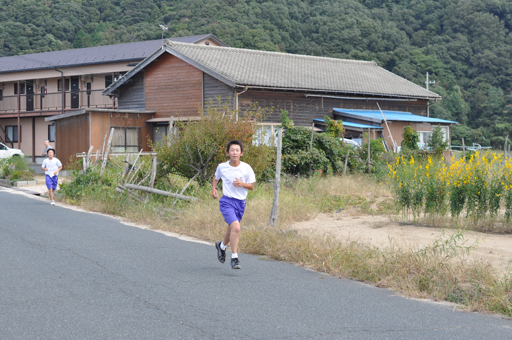 橘小・中学校マラソン大会