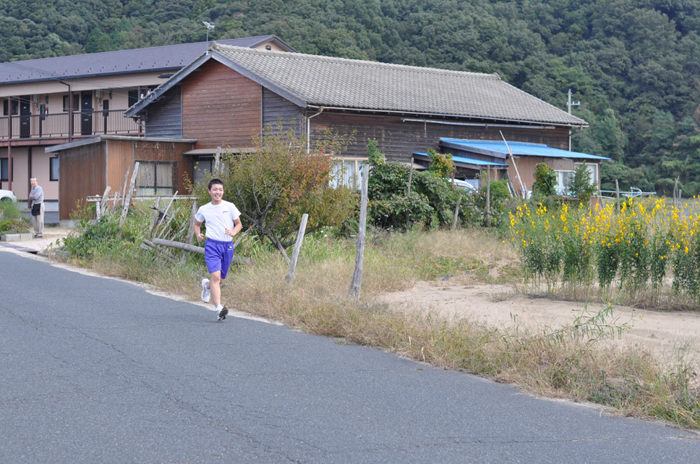 橘小・中学校マラソン大会