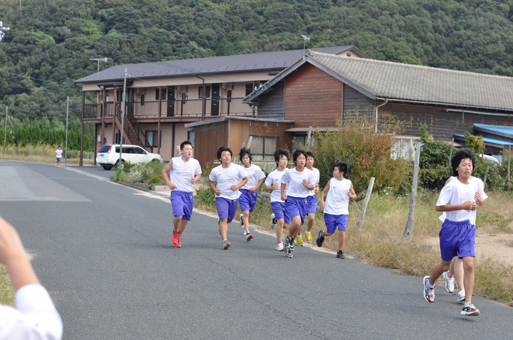 橘小・中学校マラソン大会