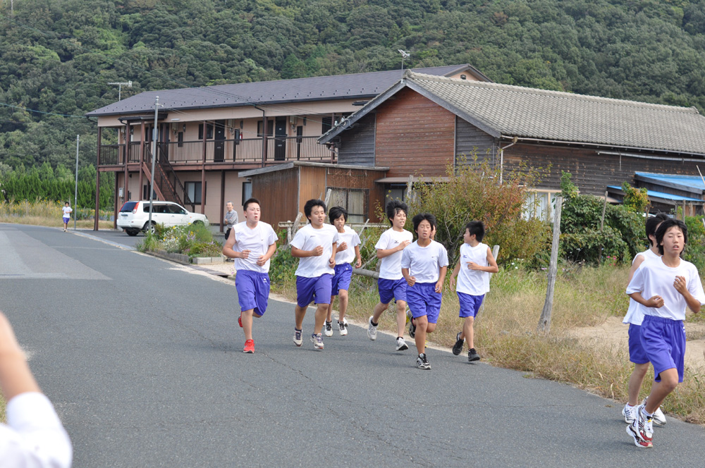 橘小・中学校マラソン大会