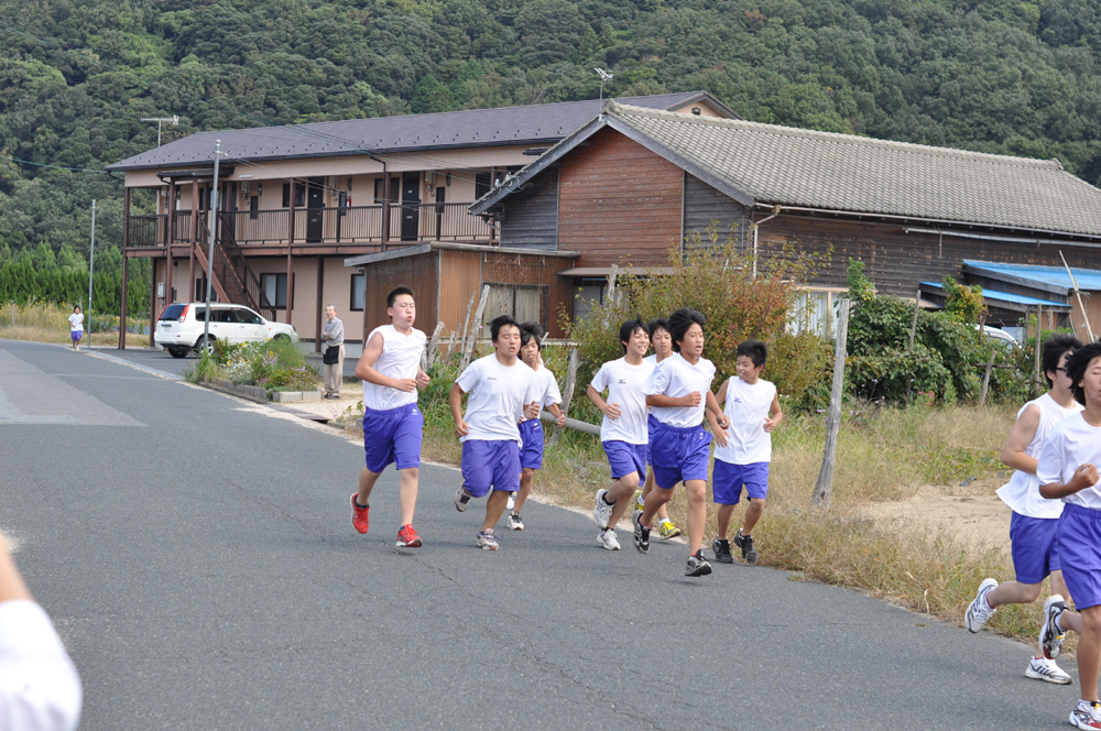 橘小・中学校マラソン大会