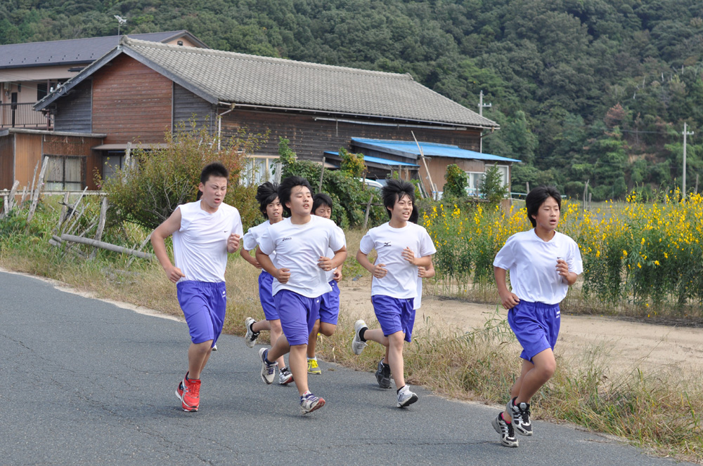 橘小・中学校マラソン大会