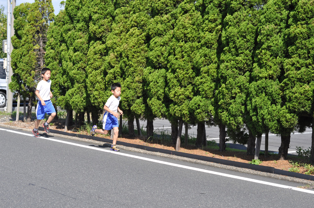 橘小・中学校マラソン大会