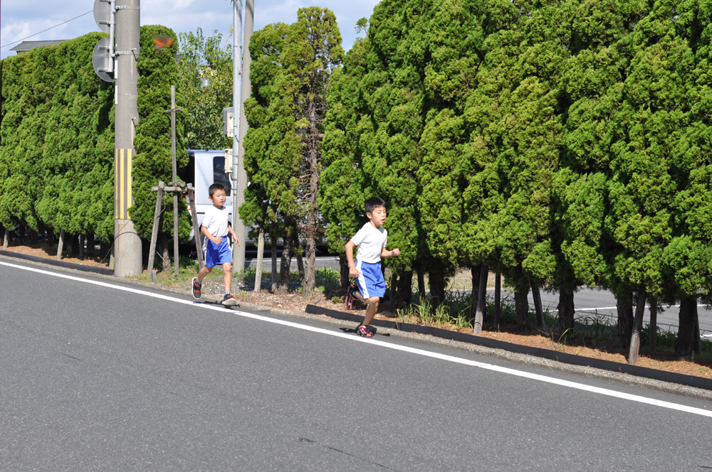 橘小・中学校マラソン大会