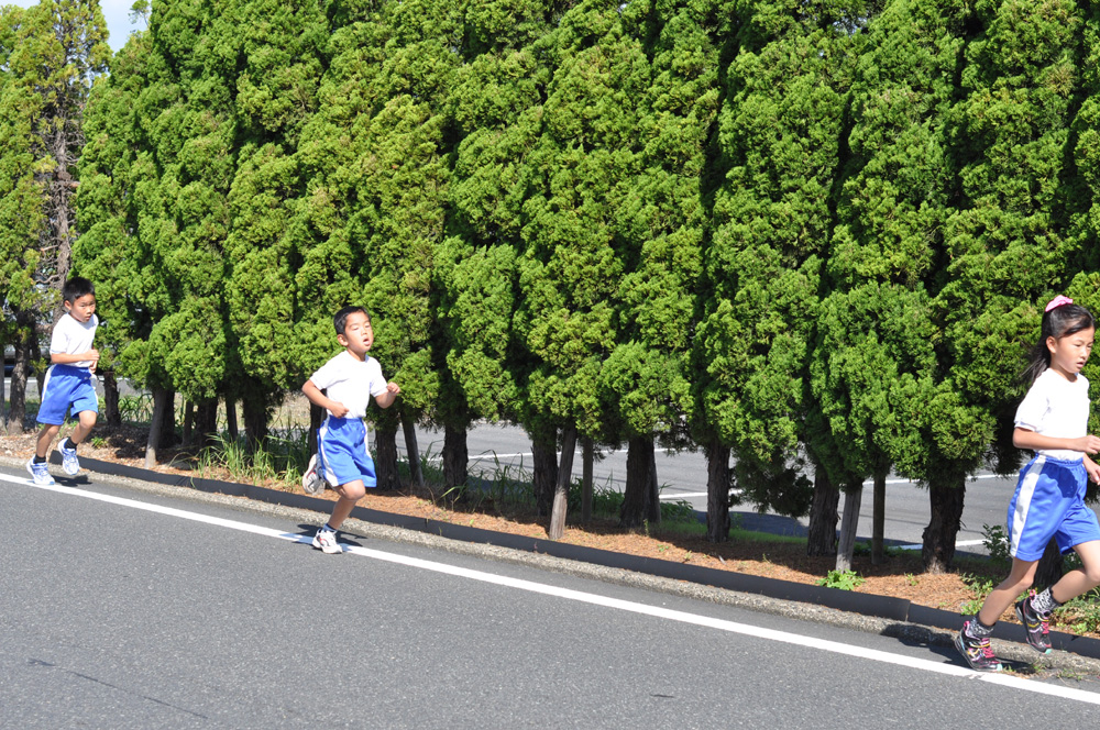 橘小・中学校マラソン大会