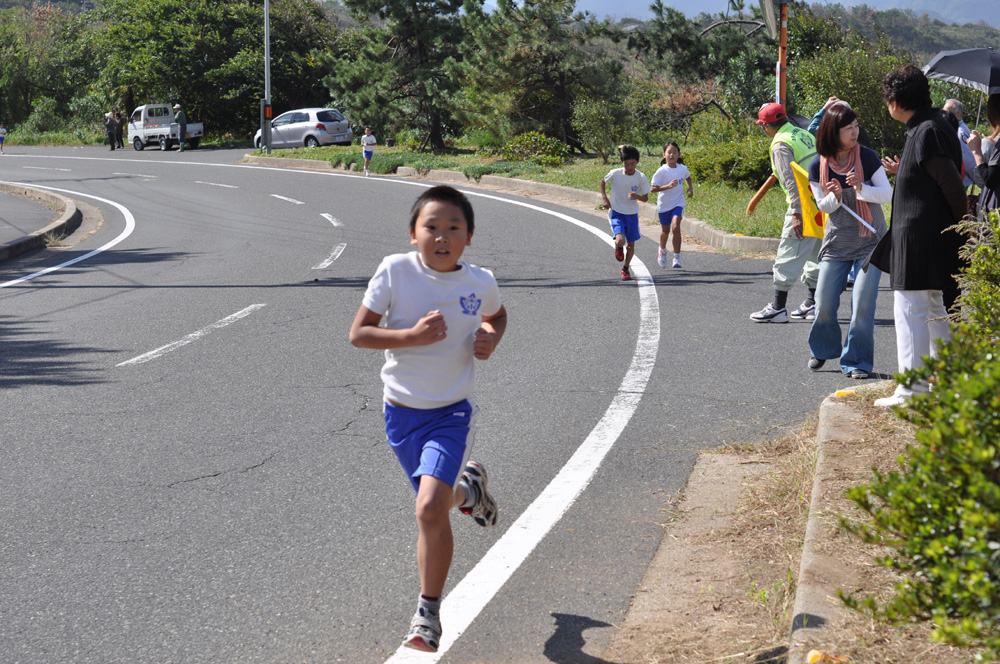 橘小・中学校マラソン大会