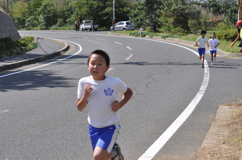橘小・中学校マラソン大会
