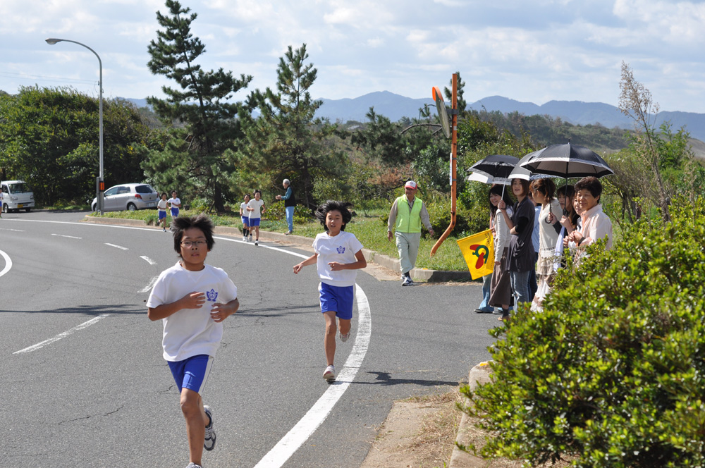 橘小・中学校マラソン大会