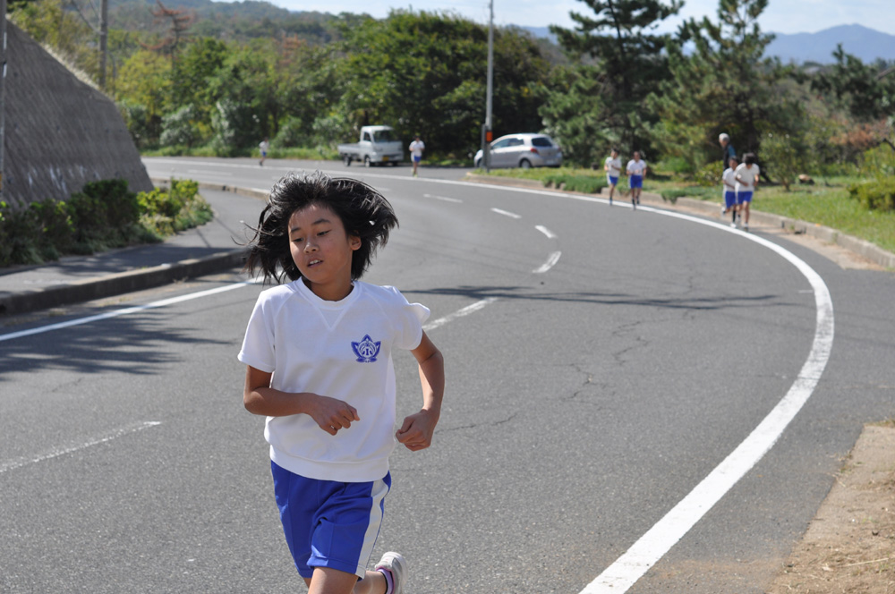 橘小・中学校マラソン大会