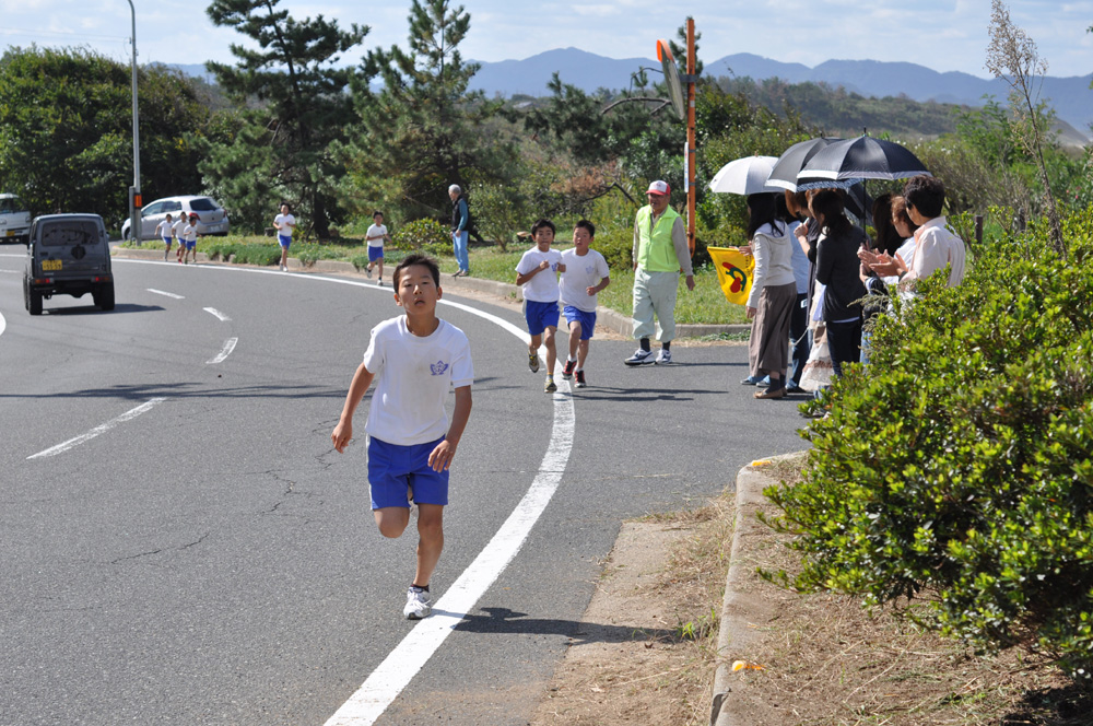 橘小・中学校マラソン大会